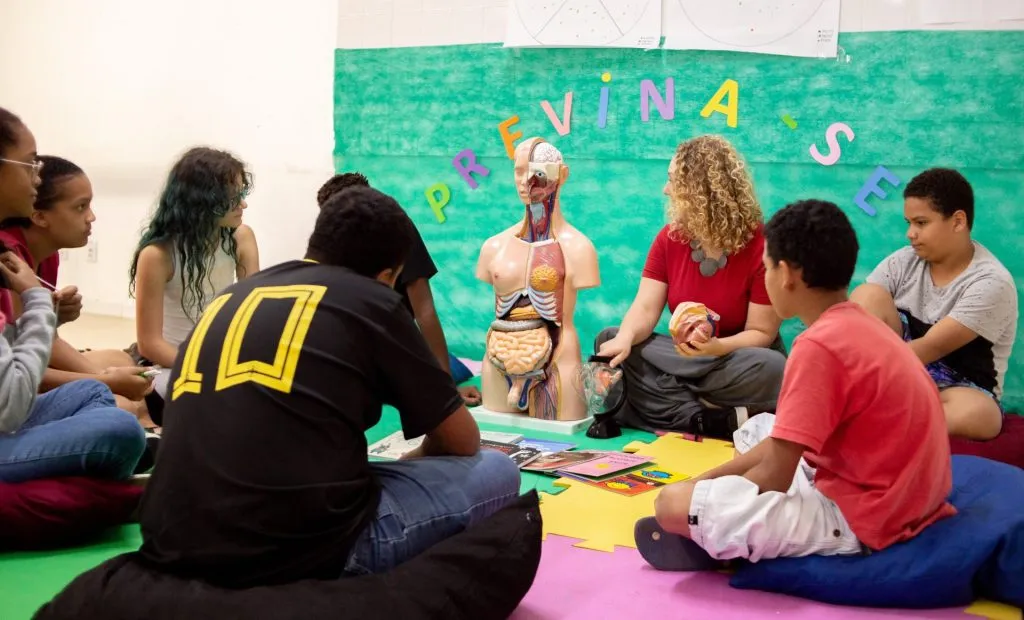 Gráfico mostrando o crescimento do número de voluntários ao longo de 2024